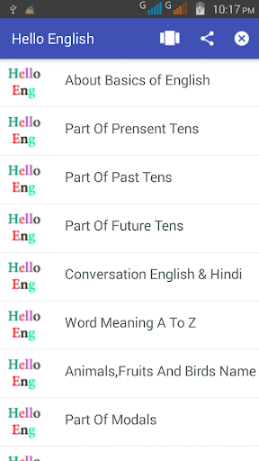 Hello English  Talk - عکس برنامه موبایلی اندروید