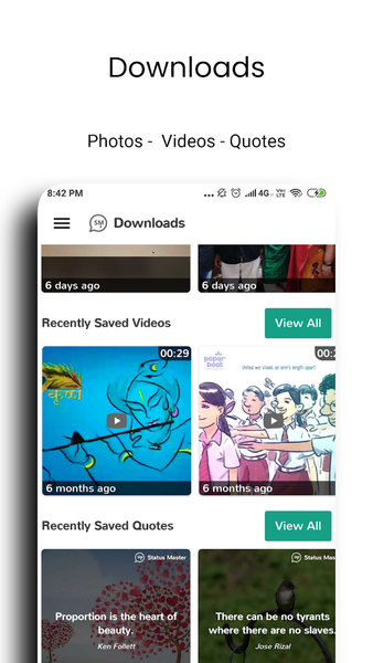 Status Master: eBooks & Quotes - Image screenshot of android app
