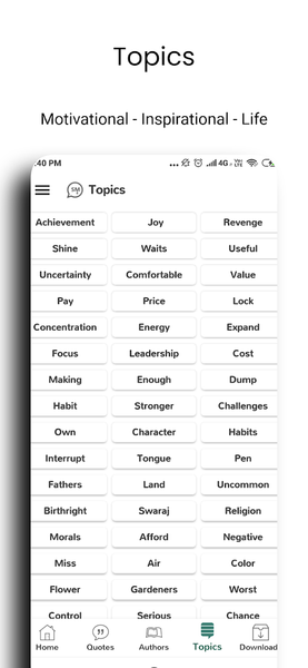 Status Master: eBooks & Quotes - Image screenshot of android app