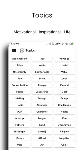 Status Master: eBooks & Quotes - Image screenshot of android app