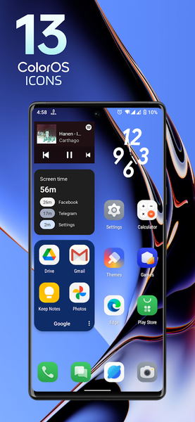 ColorOS ۱۵ Icon pack - عکس برنامه موبایلی اندروید