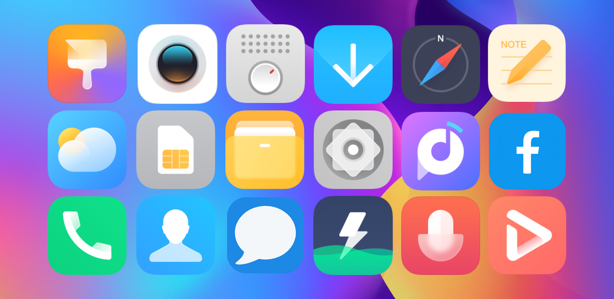 HI ۱۵ Icon pack - عکس برنامه موبایلی اندروید
