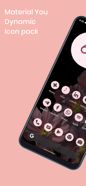 Material You Dynamic Icon pack - Image screenshot of android app