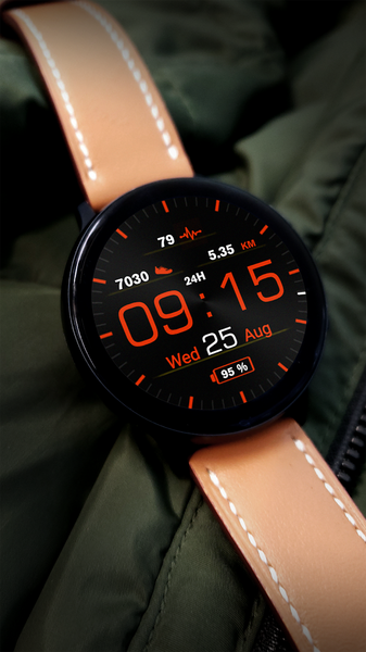 Casual Watchface AKM Wear OS - Image screenshot of android app
