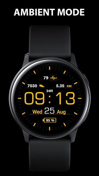 Casual Watchface AKM Wear OS - Image screenshot of android app