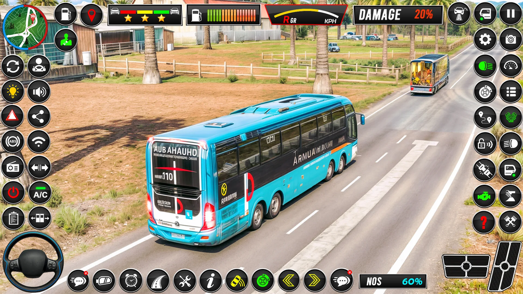 Coach Bus Driving Euro Bus ۳D - عکس بازی موبایلی اندروید