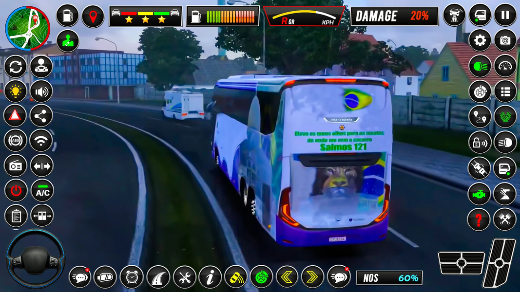 Coach Bus Driving Euro Bus ۳D - عکس بازی موبایلی اندروید
