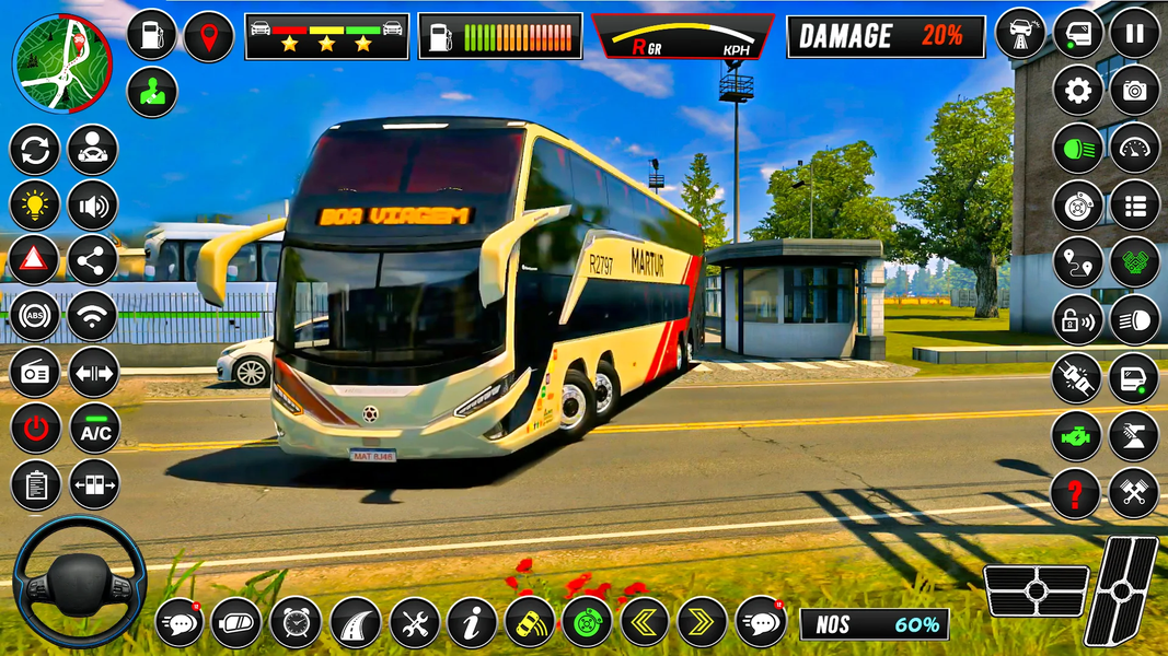 Coach Bus Driving Euro Bus ۳D - عکس بازی موبایلی اندروید
