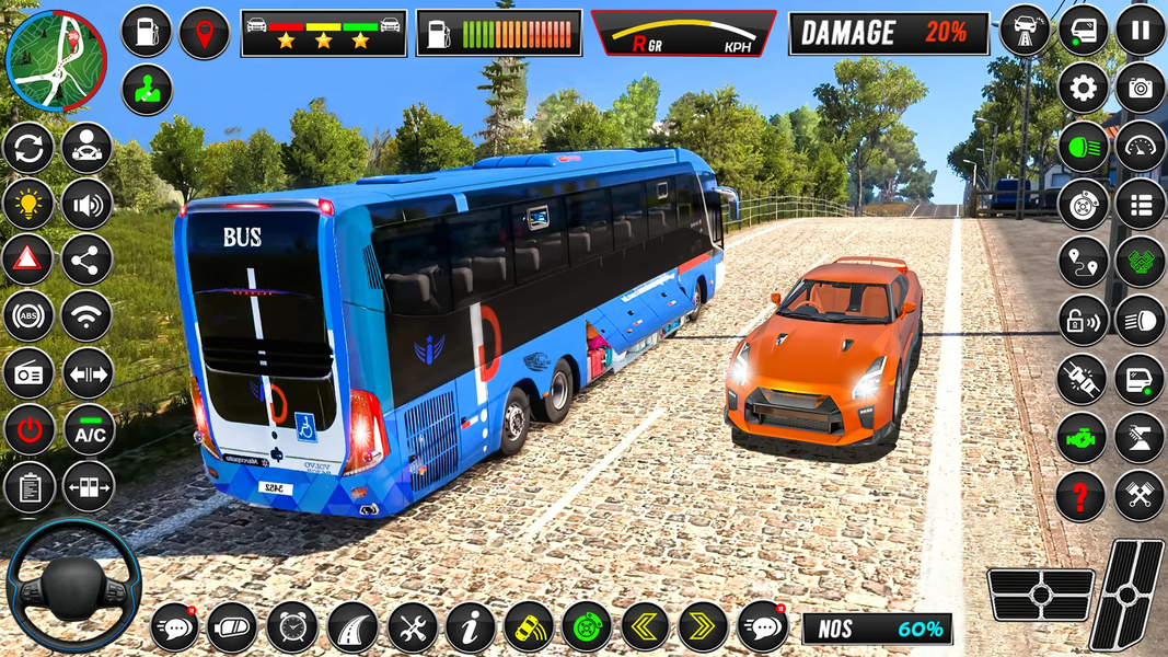 Coach Bus Driving Euro Bus ۳D - عکس بازی موبایلی اندروید