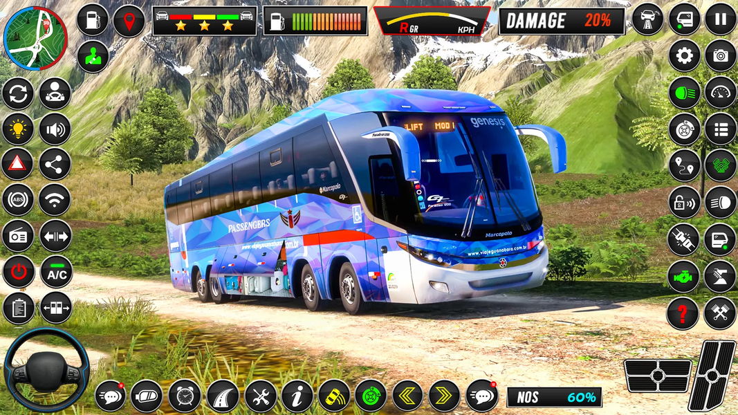Coach Bus Driving Euro Bus ۳D - عکس بازی موبایلی اندروید