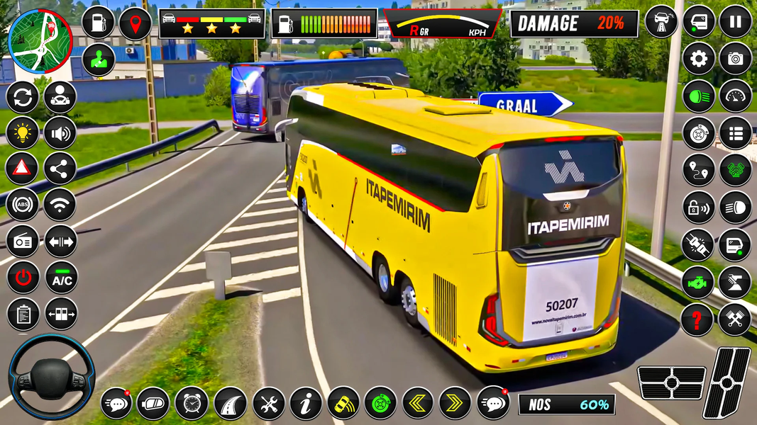 Coach Bus Driving Euro Bus ۳D - عکس بازی موبایلی اندروید