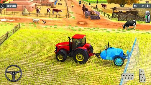 Tractor Farming Job Simulator - Gameplay image of android game