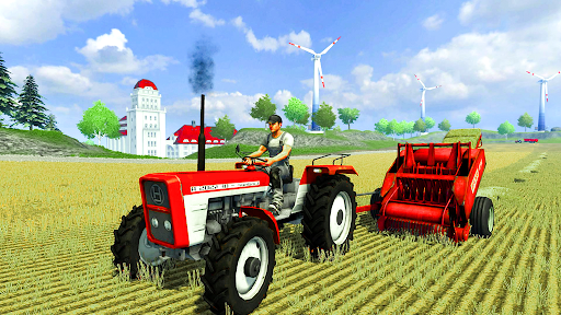 Tractor Farming Job Simulator - Gameplay image of android game