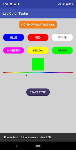 Color tester shop