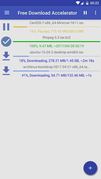 Download Manager Accelerator - Image screenshot of android app
