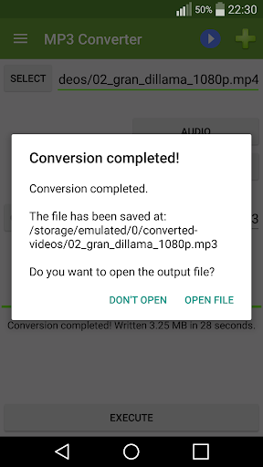 MP۳ Video Converter - عکس برنامه موبایلی اندروید