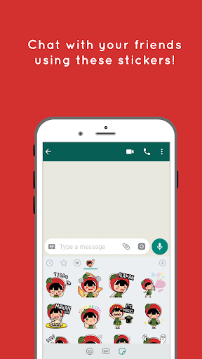 Ang Ku Kueh Girl WA Stickers - Image screenshot of android app