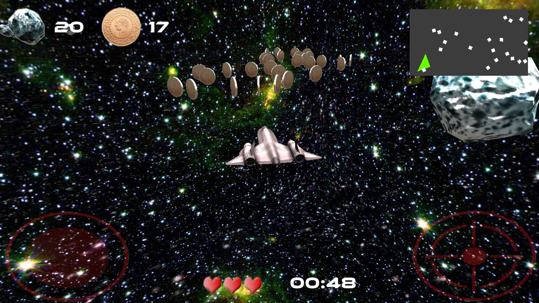 3D Space Fighter - Gameplay image of android game