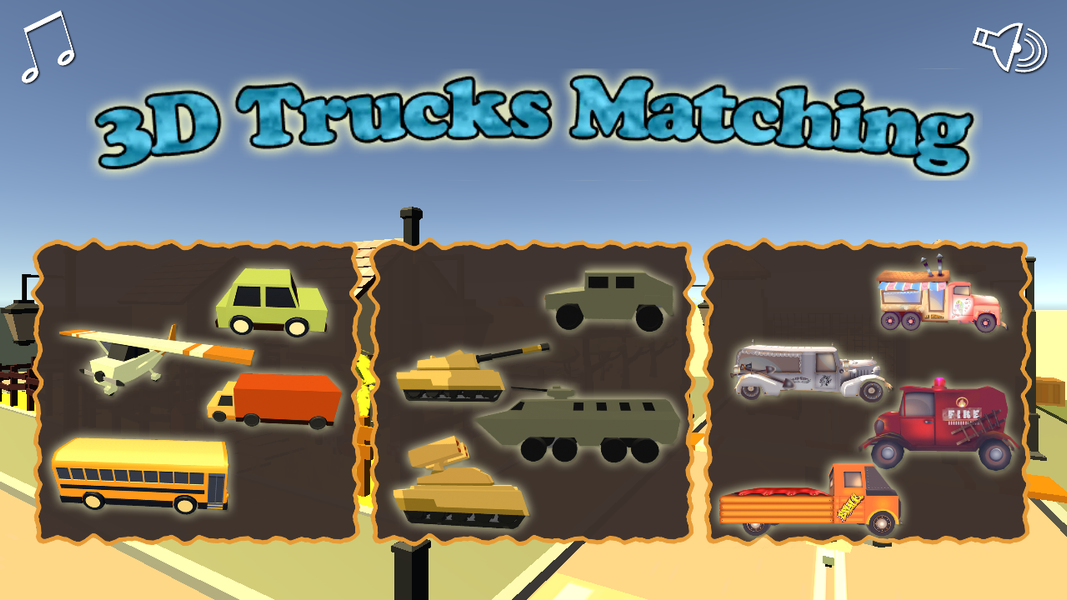 Vehicle Matching Puzzle - 3D G - عکس برنامه موبایلی اندروید