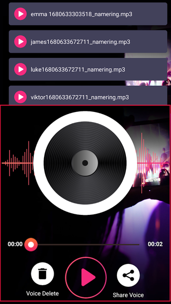 Voice Changer Voice AI Effects - عکس برنامه موبایلی اندروید