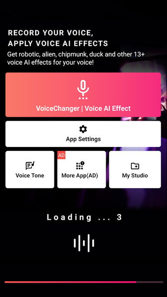 Voice Changer Voice AI Effects - عکس برنامه موبایلی اندروید