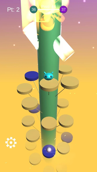 Hell tower jump game - عکس بازی موبایلی اندروید