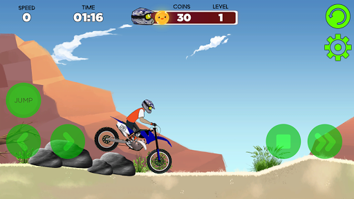 Enduro extreme motocross stunt - Image screenshot of android app