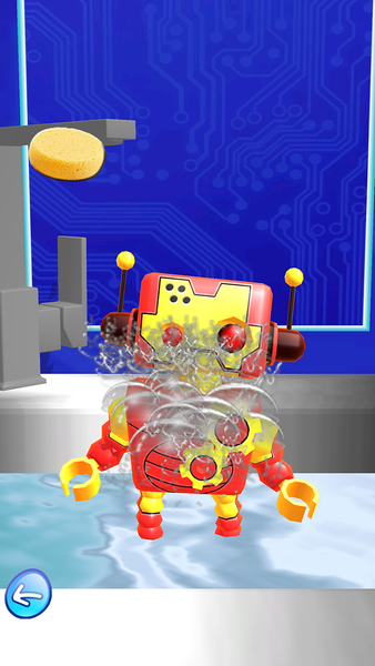 RoboTalking robot pet speaks - Gameplay image of android game