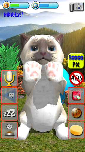 Talking Kittens virtual cat - Gameplay image of android game