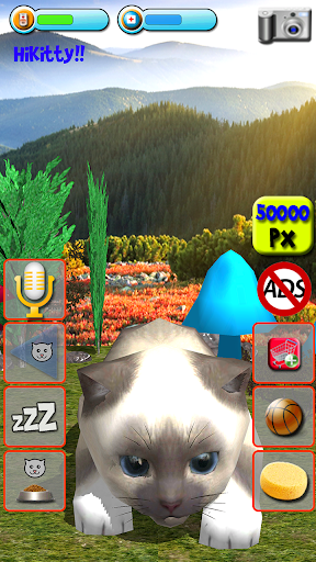 Talking Kittens virtual cat - عکس بازی موبایلی اندروید