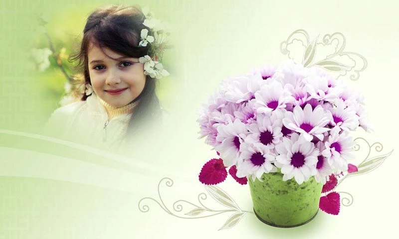 Beautiful Flower Photo Frames - عکس برنامه موبایلی اندروید