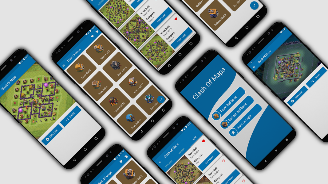 Clash of Maps - Base, Layouts - Image screenshot of android app