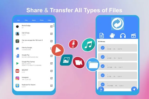 Quick Share - عکس برنامه موبایلی اندروید