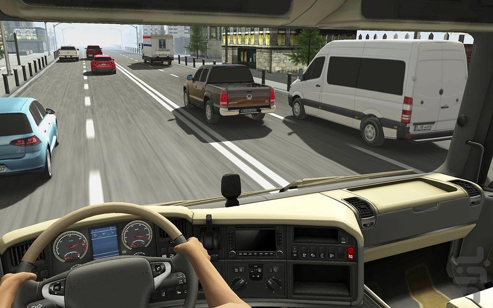 بازی کامیونی - Gameplay image of android game