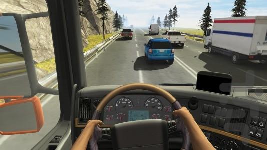 بازی کامیونی - Gameplay image of android game