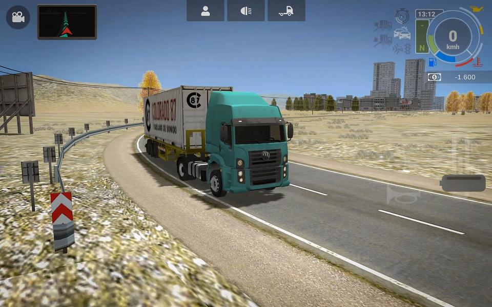 بازی کامیونی - Gameplay image of android game