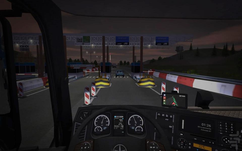 بازی کامیونی - Gameplay image of android game