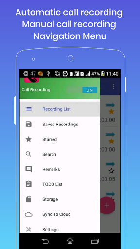 Call Recorder for Android - عکس برنامه موبایلی اندروید