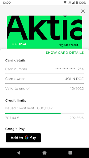 Aktia Wallet - Image screenshot of android app