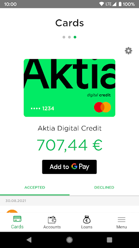 Aktia Wallet - Image screenshot of android app