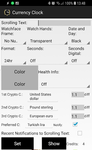 Currency Clock for Gear S2/S3 - عکس برنامه موبایلی اندروید