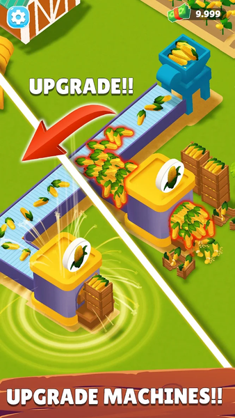 Crop to Craft - Idle Farm Game - Gameplay image of android game