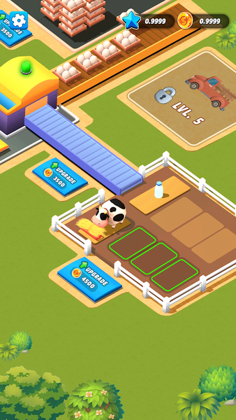 Idle Farm Factory - Gameplay image of android game