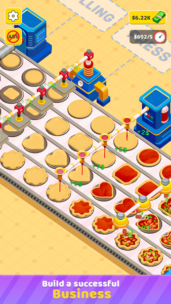 Idle Pizza Production Tycoon - عکس بازی موبایلی اندروید