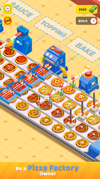 Idle Pizza Production Tycoon - عکس بازی موبایلی اندروید