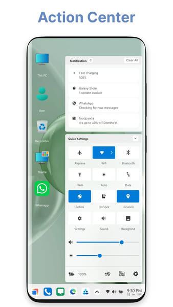 Win 12 Launcher - Image screenshot of android app