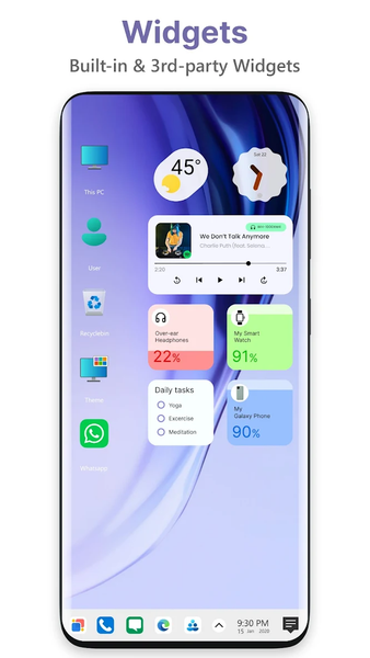 Win 12 Launcher - Image screenshot of android app