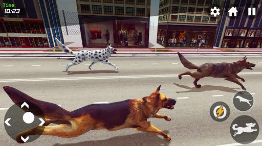 Dog Race Game City Racing - Image screenshot of android app