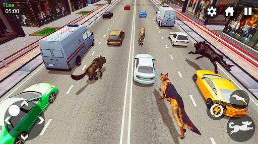 Dog Race Game City Racing - عکس برنامه موبایلی اندروید