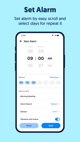 Alarm Clock - Alarm App - عکس برنامه موبایلی اندروید